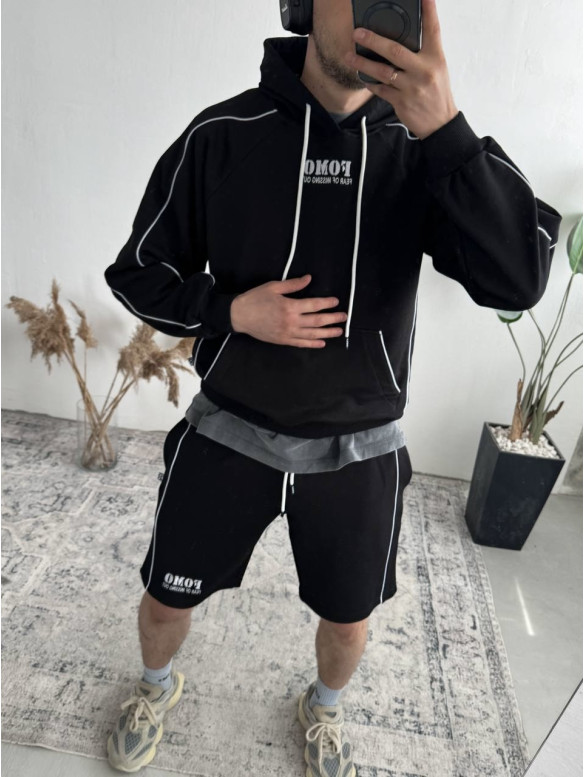 Oversize костюм з надписом