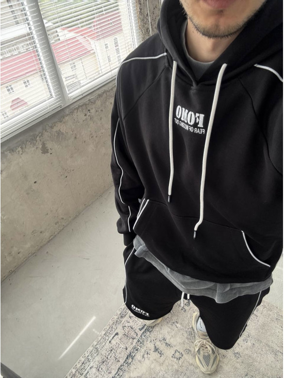 Oversize костюм з надписом