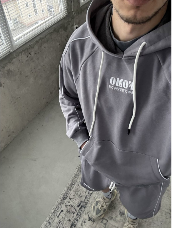 Oversize костюм з надписом