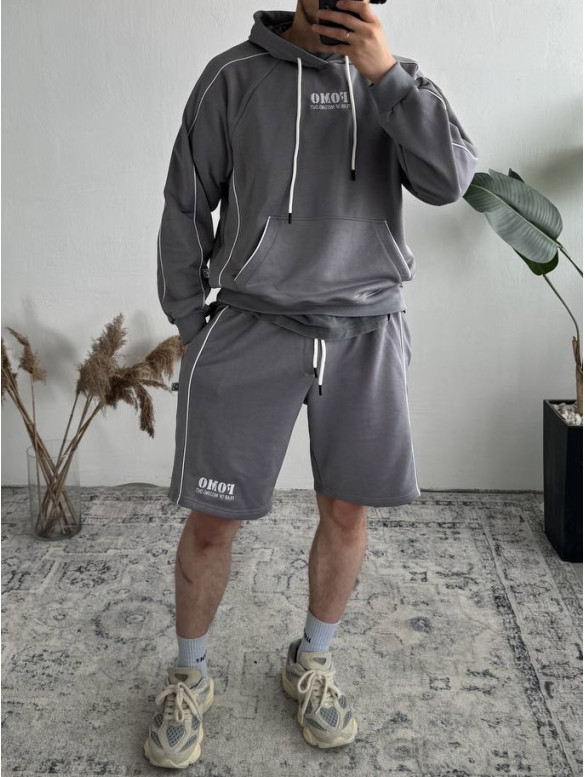 Oversize костюм з надписом