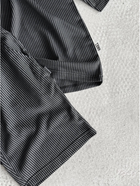 Літній oversize костюм у рубчик