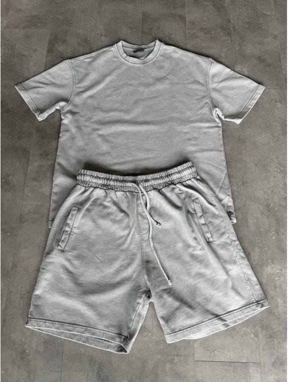 Oversize костюм з вивареної тканини