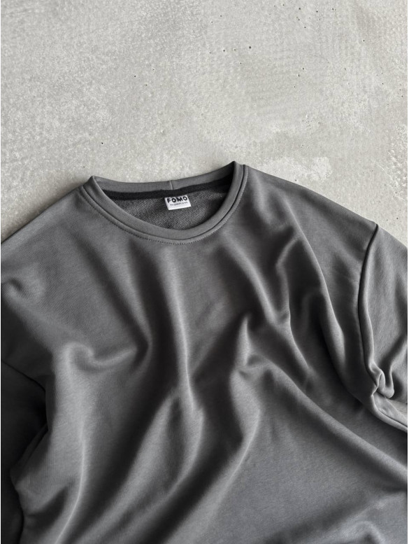 Oversize костюм з вивареної тканини