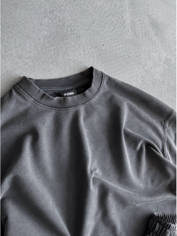 Oversize костюм з вивареної тканини
