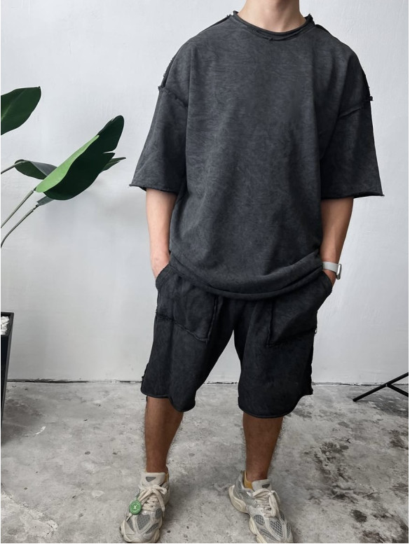 Oversize костюм з акцентними швами