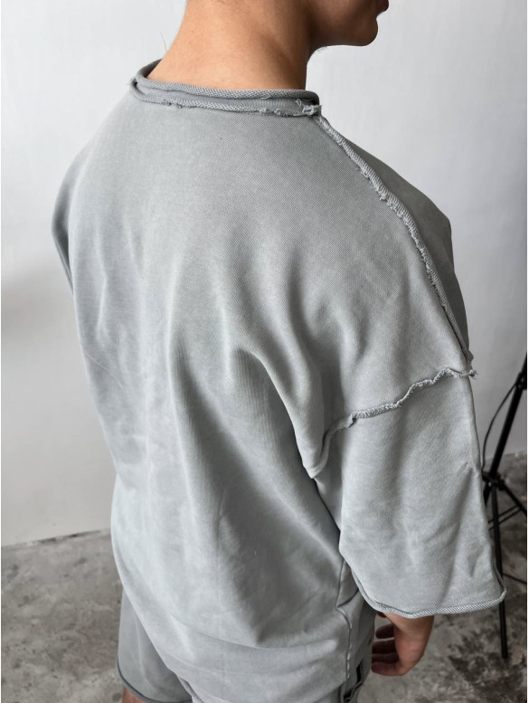 Oversize костюм з акцентними швами