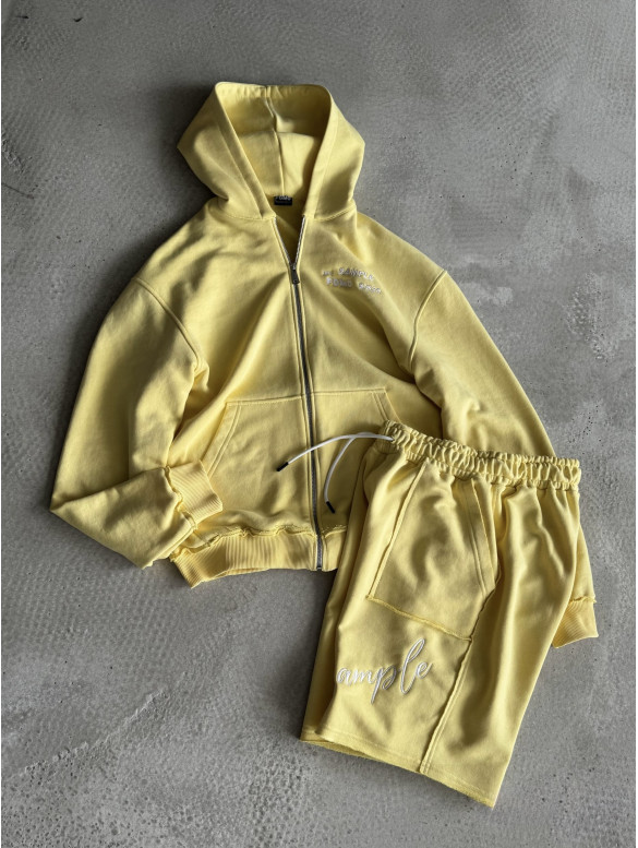 Oversize костюм з вишивкою