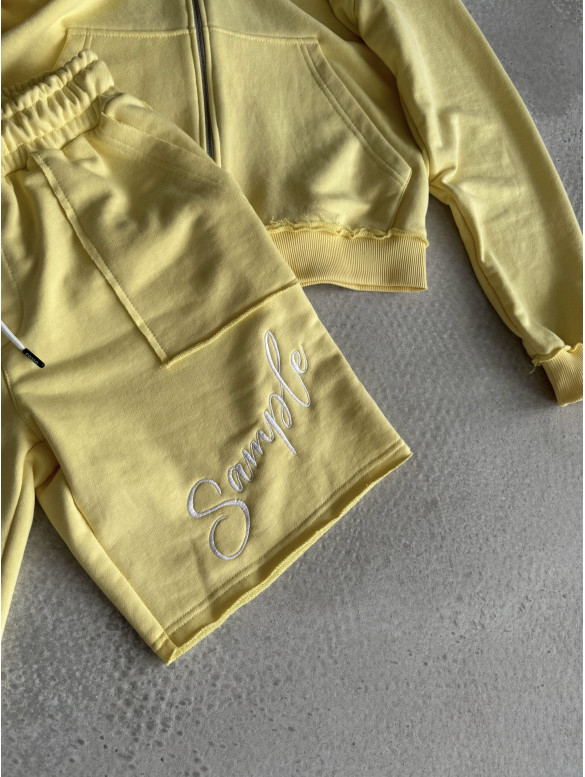 Oversize костюм з вишивкою