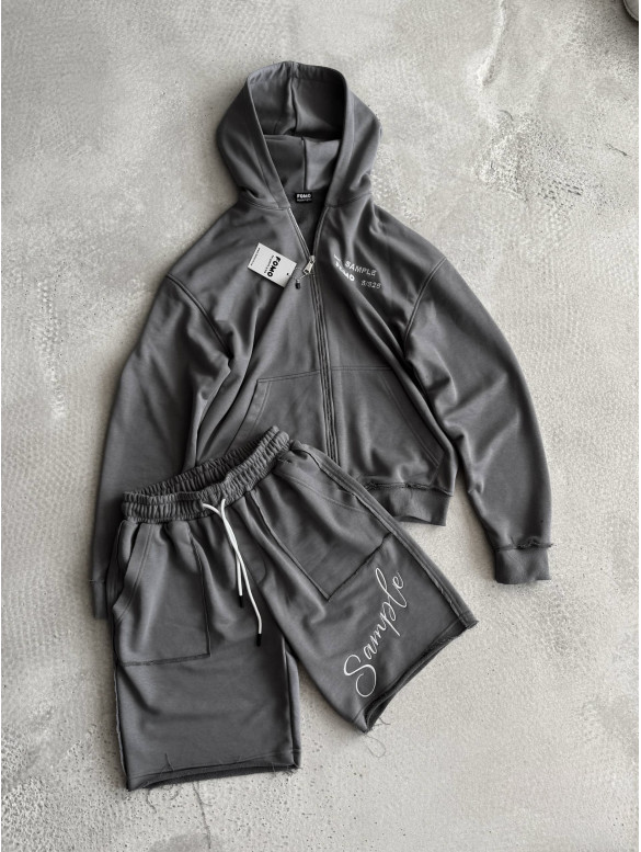 Oversize костюм з вишивкою