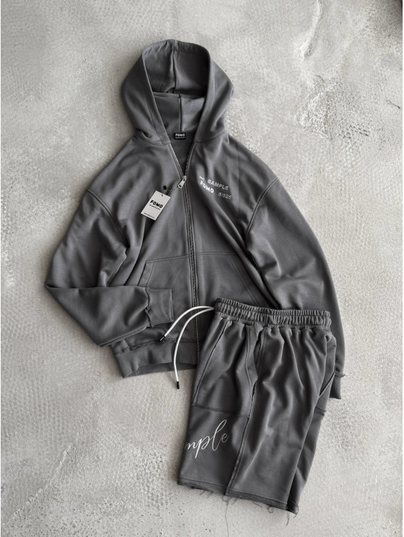 Oversize костюм з вишивкою
