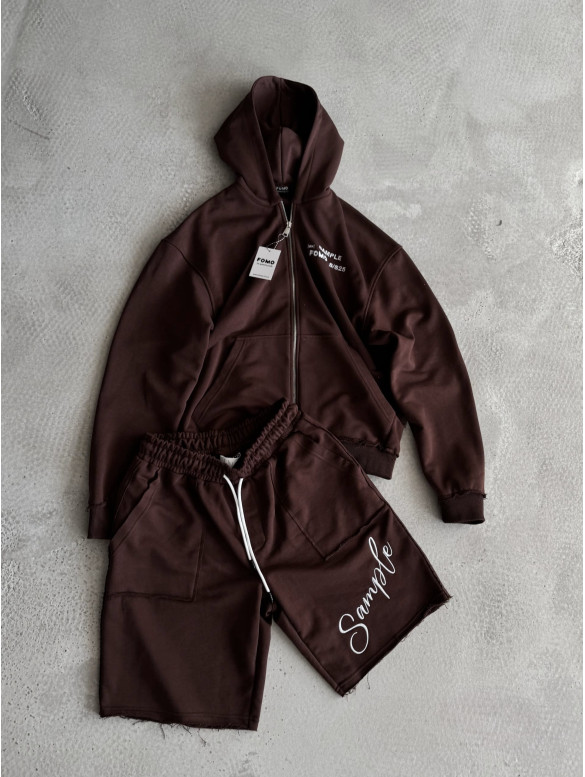 Oversize костюм з вишивкою