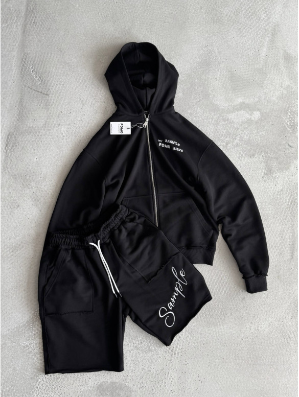 Oversize костюм з вишивкою