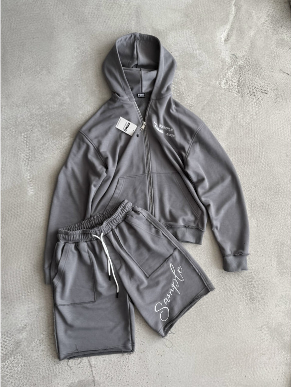 Oversize костюм з вишивкою