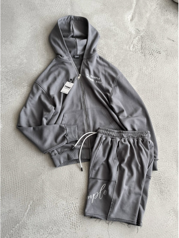 Oversize костюм з вишивкою