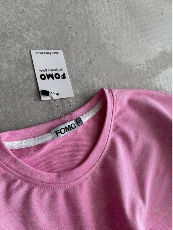 Літній oversize костюм з надписом