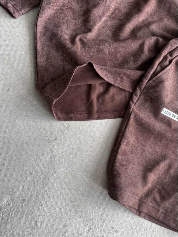 Літній oversize костюм з надписом