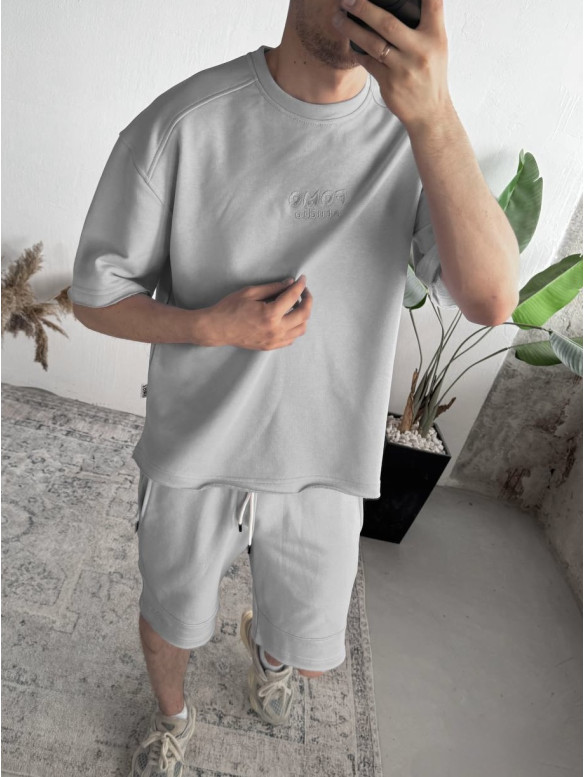 Oversize костюм з вишивкою