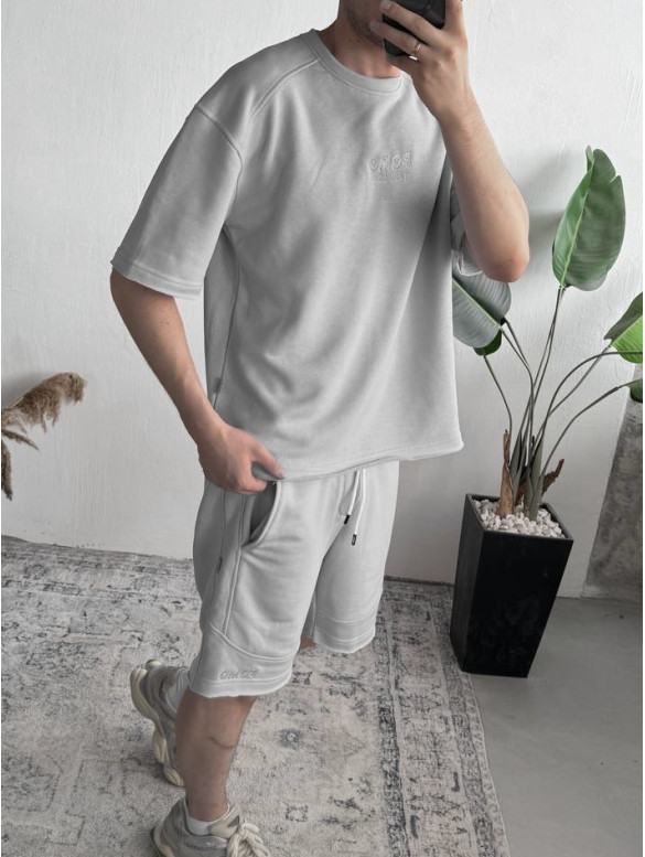 Oversize костюм з вишивкою