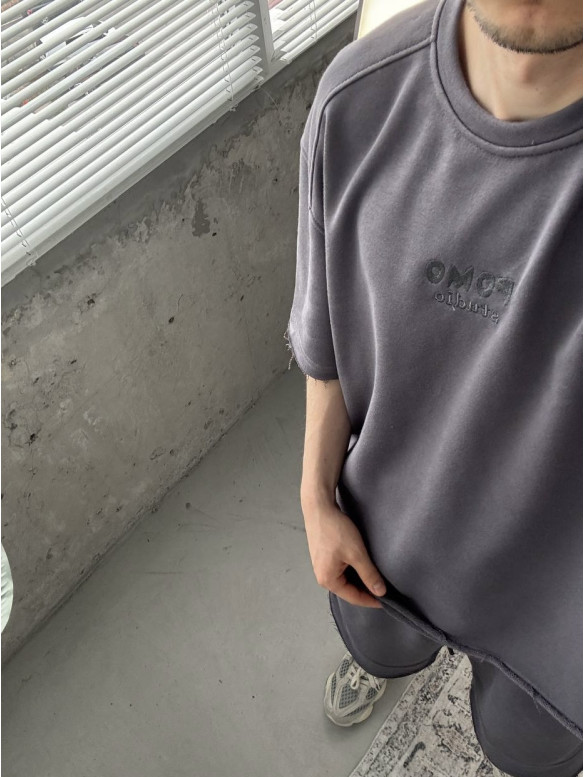 Oversize костюм з вишивкою