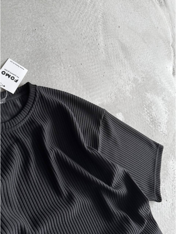 Літній oversize костюм у рубчик