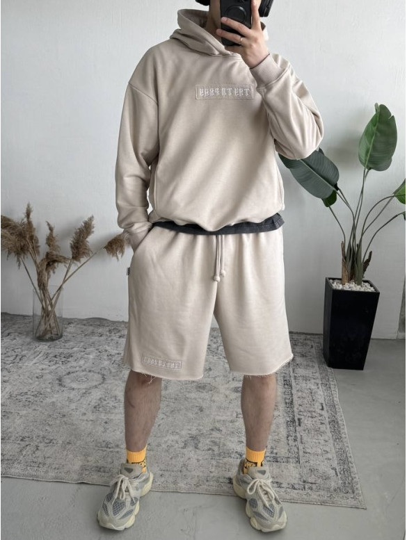 Oversize костюм з вишивкою