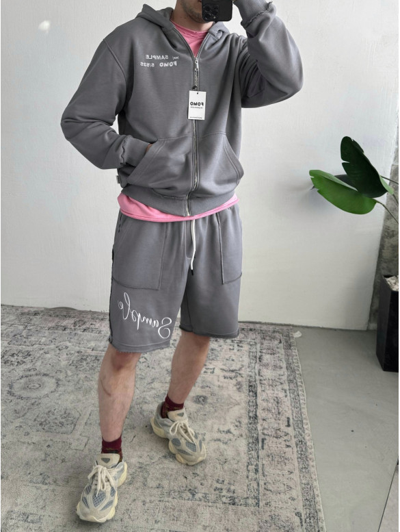 Oversize костюм з вишивкою