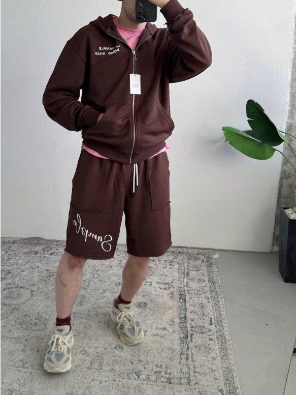 Oversize костюм з вишивкою