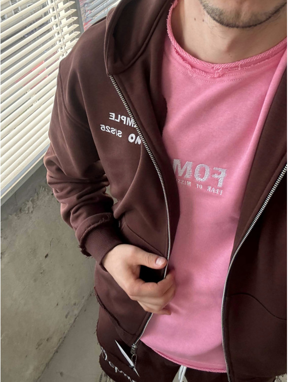 Oversize костюм з вишивкою
