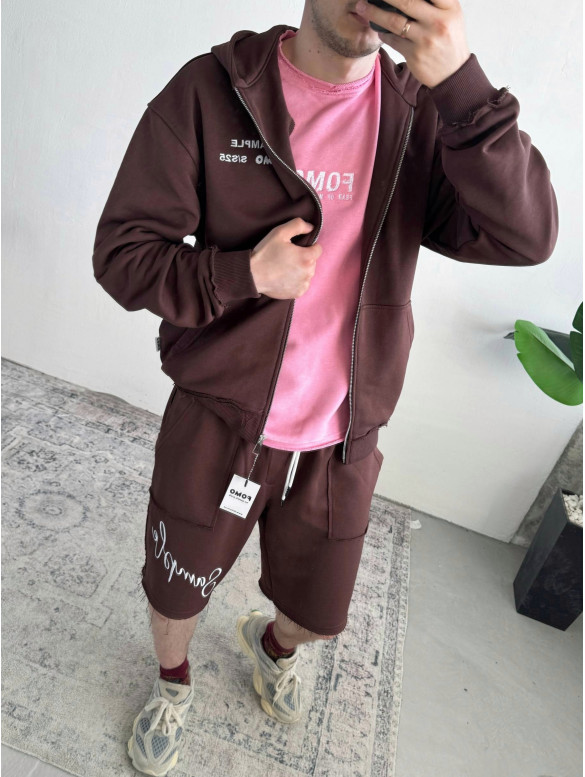 Oversize костюм з вишивкою