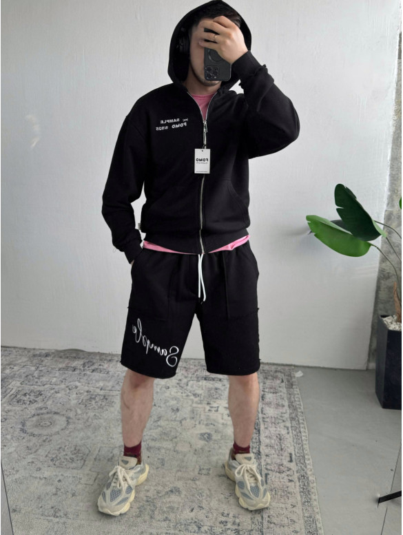 Oversize костюм з вишивкою