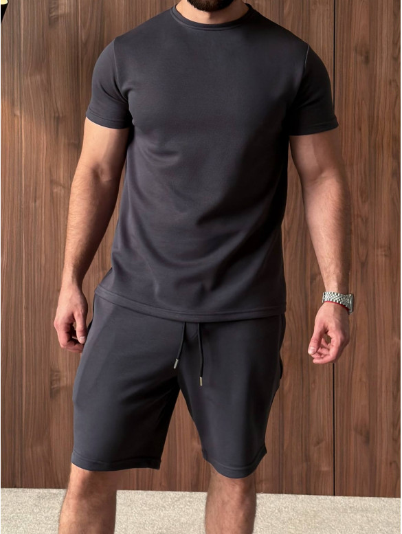 Oversize костюм футболка+ шорти
