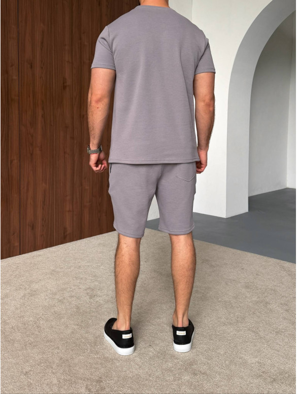 Oversize костюм футболка+ шорти