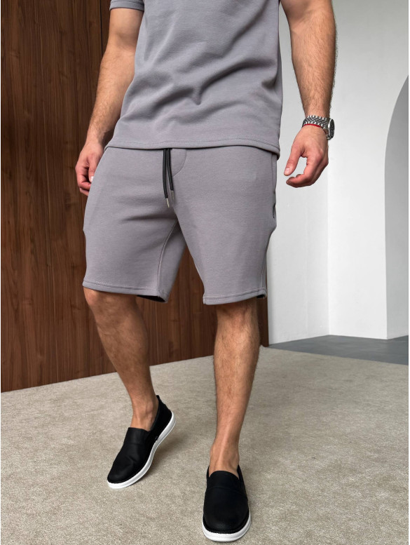 Oversize костюм футболка+ шорти