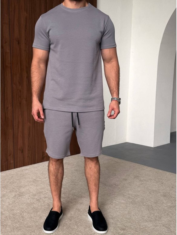 Oversize костюм футболка+ шорти