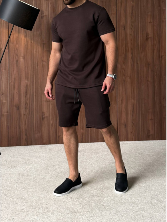 Oversize костюм футболка+ шорти