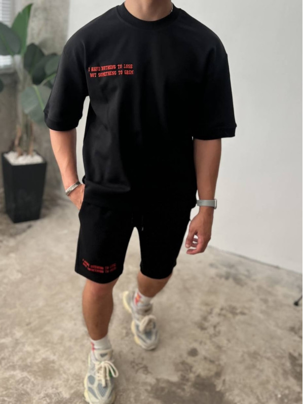 Літній oversize костюм з принтом Літній oversize костюм з принтом