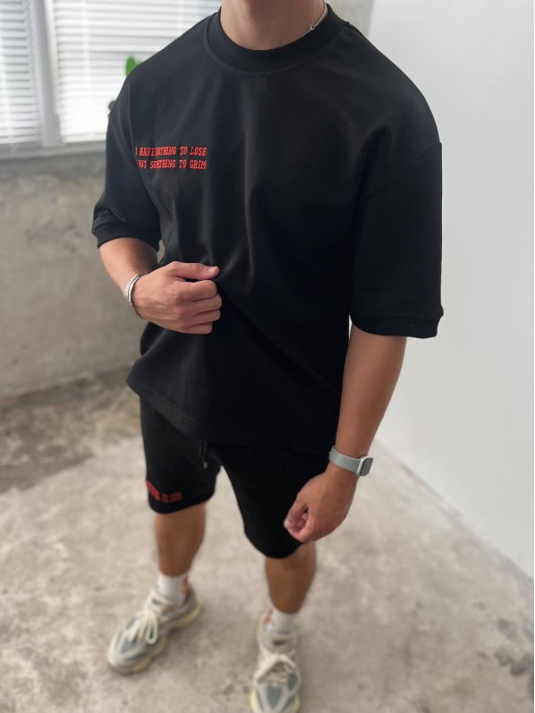 Літній oversize костюм з принтом Літній oversize костюм з принтом