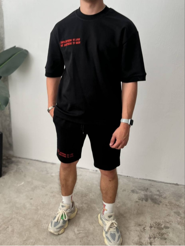 Літній oversize костюм з принтом Літній oversize костюм з принтом