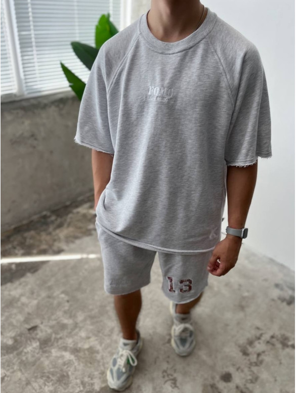 Oversize костюм з принтом