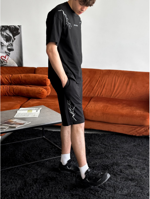 Oversize костюм з принтом