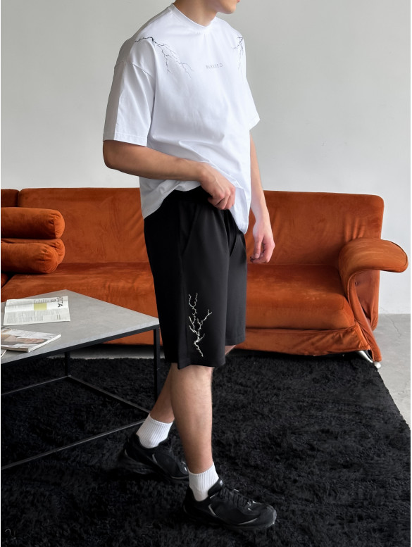 Oversize костюм з принтом