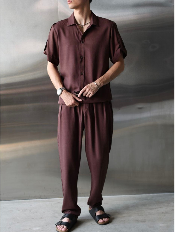 Лляний oversize костюм