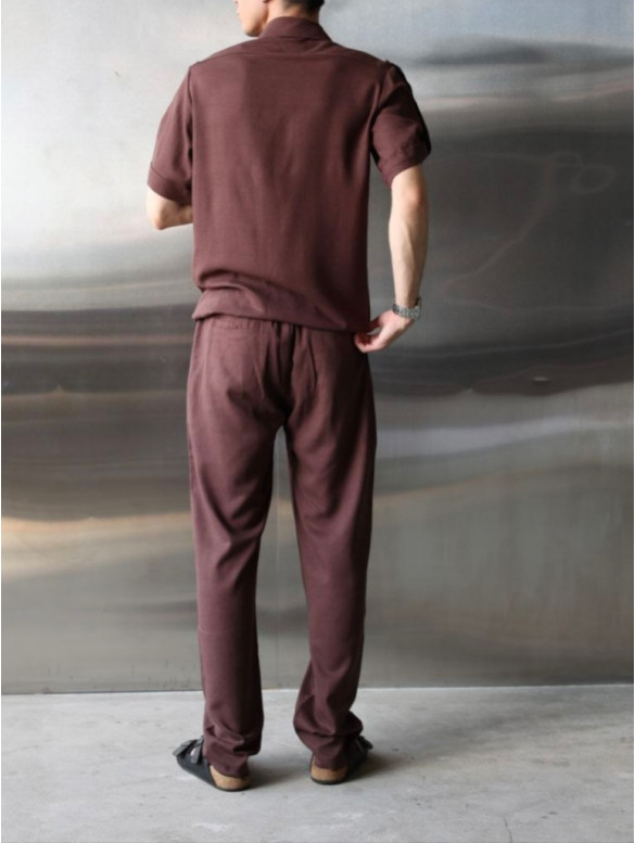 Лляний oversize костюм