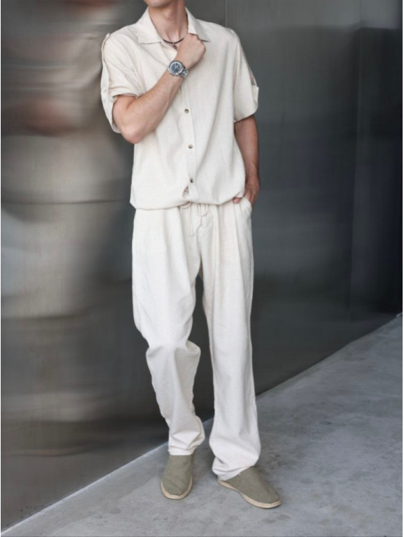 Лляний oversize костюм