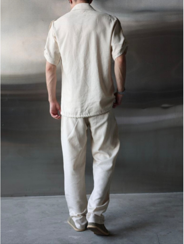 Лляний oversize костюм
