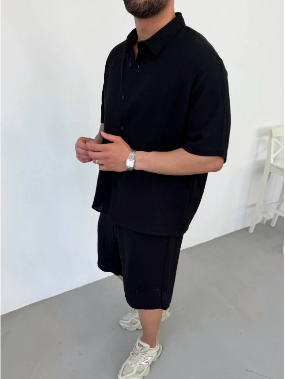 Oversize костюм із шортами