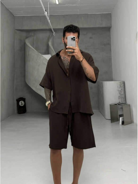 Oversize костюм із шортами