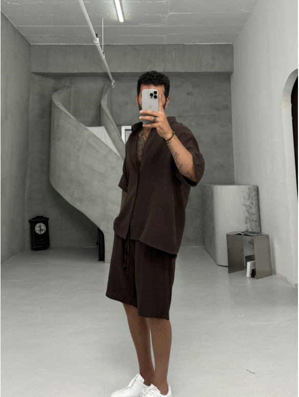 Oversize костюм із шортами