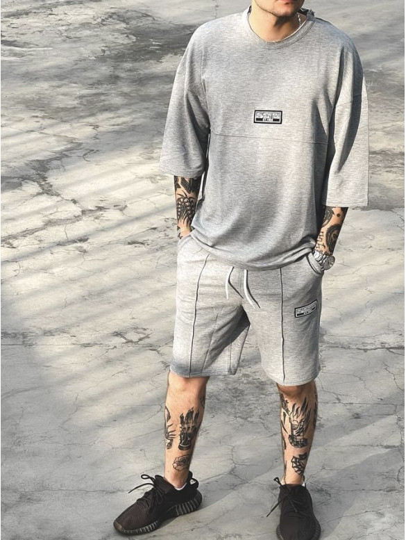 Oversize костюм з надписом