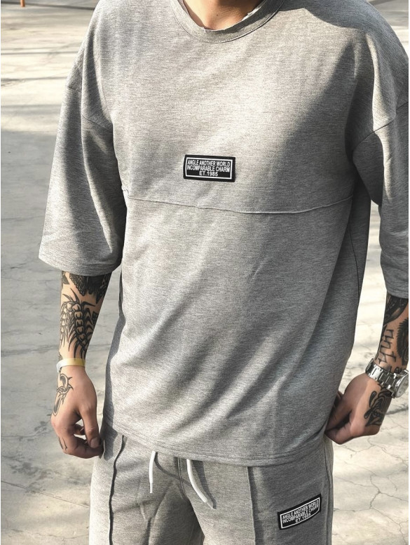 Oversize костюм з надписом